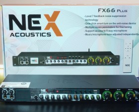 Vang cơ chuyên nghiệp Nex Fx66 Plus - Chống hú tối ưu với chế độ FBX, Echo nhẹ mượt mà