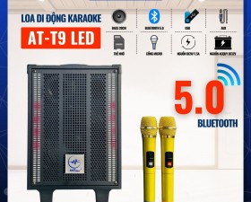 Loa Karaoke T9 LED Bass 20 Đèn LED RGB Nháy Theo Nhạc Bass Treble Khỏe Khắn