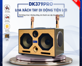 Loa Karaoke Xách Tay MTMAX DK379Pro - 6 Loa 3 Đường Tiếng Công Suất Lớn 550W, Bass Đôi 2 Tấc