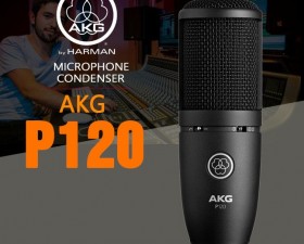 Micro thu âm AKG P120 - Mic thu âm cao cấp dành cho phòng thu, nhạc cụ, livestream chuyên nghiệp