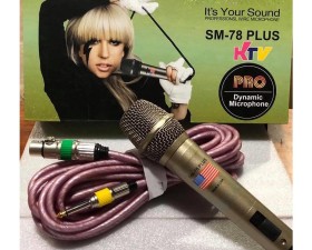 Micro có dây Shuare SM-78 Plus - Thiết kế bắt mắt, sang trọng - Chất âm nhẹ, siêu sáng