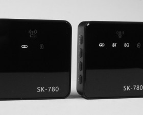 Micro cài áo Wireless SK780 - Mic thu âm không dây kết hợp Sound Card - Lấy nhạc qua bluetooth 5.0 -