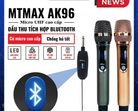 Micro Đa Năng Tích Hợp Bluetooth MTMAX AK96 Cao Cấp Biến Loa Amply Thường Thành Thiết Bị Bluetooth
