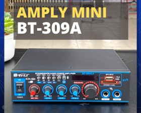 Amply Mini BT 309A - Hỗ Trợ Đa Chức Năng, Điều Chỉnh Echo Treble Bass, Bluetooth 5.0