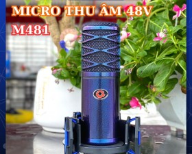 Micro Thu Âm M481 – Dành Cho Livestream, Phòng Thu
