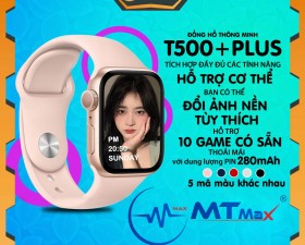 Đồng hồ thông minh T500+ Plus (Hiwatch 6) - Kết nối Bluetooth, màn hình cảm ứng 1.75 inch