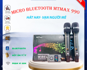 Micro Bluetooth MTMAX 990 - Âm Thanh Chất Lượng, Kết Nối Không Giới Hạn