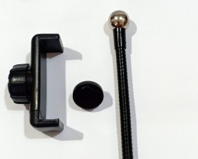 Phụ kiện và kẹp điện thoại dành cho đèn livestream 45cm (kẹp đèn 45cm)