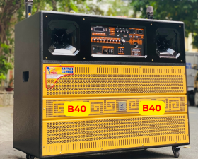 Loa Kéo 906 Bass Đôi 40 Công Suất 1500W