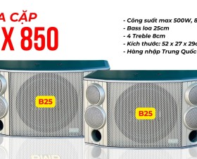 Loa Dàn Karaoke CSX850 - Hàng Nhập Khẩu Loại 1, Âm Thanh Trong Trẻo, Bass Đánh Siêu Ấm