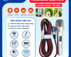 Micro Nhật Tomahawk  2025 Plus - Thiết Kế Bắt Mắt, Sang Trọng - Dây Dài 5M