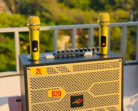 Loa Di Động Karaoke AT9999, Bass 20 Âm Thanh Trung Thực 10 Nút Tinh Chỉnh