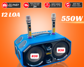 Loa Xách Tay Karaoke MTMAX K124 Pro 12 Loa Cao Cấp Âm Thanh Đa Hướng