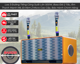 Loa Karaoke Mới Nhất 2024 - MTMAX DK04 - Hệ Thống 6 Loa 3 Đường Tiếng Công Suất Lớn 500W