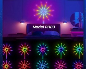 Đèn Pháo hoa PH23 tia sáng đep điều chỉnh đa dạng có nháy theo nhạc