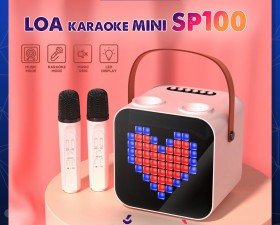 loa karaoke mini sách tay SP100