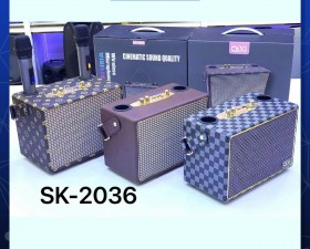 Loa Bluetooth Karaoke Qixi SK 2036 chất âm hay hình thức đẹp