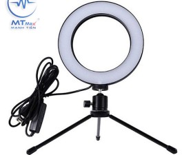 Đèn Livestream 16CM + Chân Mini Đèn Nhiều Chế Độ