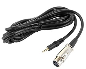 Cáp XLR-XLR 3.5 phổ thông