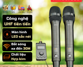 Micro Karaoke Không Dây MTMAX 990 – Âm Thanh Chất Lượng Cao, Kết Nối Bluetooth Tiện Lợi