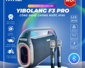 Loa Xách Tay YIBOLANG F3 Pro, Công Suất 230W, 2 Bass 20,  Âm Thanh Cực Khủng