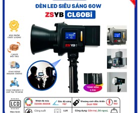 Đèn Led Tặng Kèm 2 Pin Siêu Sáng CL60Bi Sử Dụng Quay Phim, Cắm Trại, Dã Ngoại...