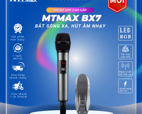 Micro karaoke dành cho ô tô BX7 - Micro đa năng cao cấp - Biến mọi loa vi tính thành loa karaoke