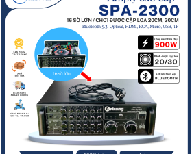 Amply Hát Karaoke Cực Hay SPA-2300 Bluetooth Công Suất Tiêu Thụ 900W 8Ω