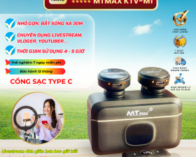 Wireless Microphone KTV-M1 -  Micro Cài Áo Không Dây Hoàn Hảo Cho Mọi Sự Kiện
