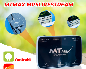 Box Sạc LiveStream MTMAX MP5 LIVE - Hỗ Trợ Vừa Livestream Vừa Sạc Cho IOS, ANDROID
