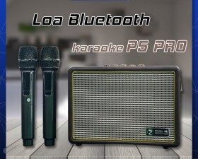 Loa Bluetooth karaoke xách tay P5 Pro tặng kèm 2 mic