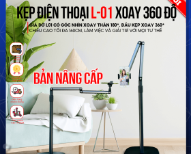 Giá Đỡ Điện Thoại Đa Năng L01 Xoay 360 Độ Linh Hoạt Hỗ Trợ Livestream Quay Video Chụp Ảnh Sản Phẩm