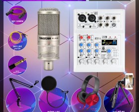 Combo MIXER E4 Bluetooth Và Micro K200