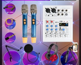 Combo MIXER E4 Bluetooth Và Micro MAX56