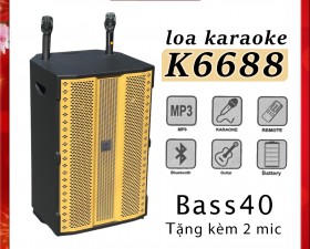 Loa kéo MTMAX K6688 bass 40 công suất lớn (đặt hàng báo trước 2 tiếng)