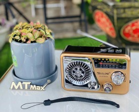 Đài Radio Nghe Nhạc RX-BT905S - Sạc Năng Lượng Mặt trời, Đài FM, AM, SW 