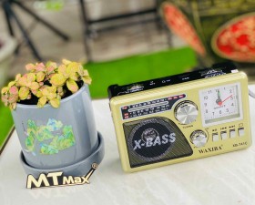 Đài FM RADIO XB741C - NGHE NHẠC QUA USB VÀ THẺ NHỚ có đèn Pin siêu sáng