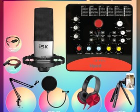 Combo Sound Card ICON UPOD Và Micro S700