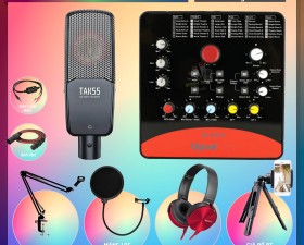 Combo Sound Card ICON UPOD Và Micro TAK55