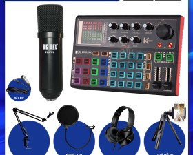 Combo Sound Card K300 Và Micro MAX26 PRO