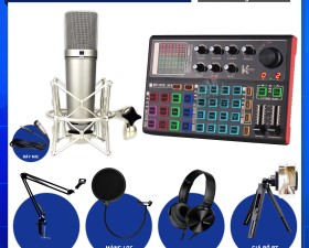 Combo Sound Card K300 Và Micro MA87