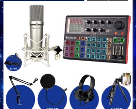 Combo Sound Card K300 Và Micro MAX79