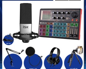 Combo Sound Card K300 Và Micro S700