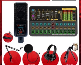 Combo Sound Card K500 Và Micro ALC280