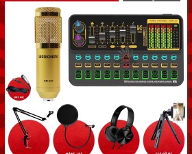 Combo Sound Card K500 Và Micro BM900