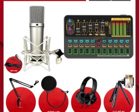 Combo Sound Card K500 Và Micro MA87