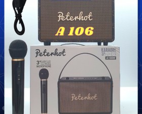 Loa Bluetooth Peterhot A106 - Thiết kế đẹp mắt, âm thanh hoàn hảo, tích hợp karaoke đa tính năng
