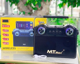 Đài FM Kèm Loa Nghe Nhạc K1112S Năng Lượng Mặt Trời Trang Bị Led RGB