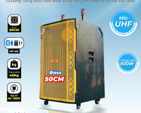 Loa Kéo Karaoke MTMAX E8Pro Bass 50cm 3 Đường Tiếng Công Suất Đến 1000W
