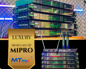 Micro Bóng Tube Cao Cấp MTMAX M1Pro, Bắt Sóng Xa Đến 120 Mét Tần Số UHF Cực Cao UHF 640-690 MHz